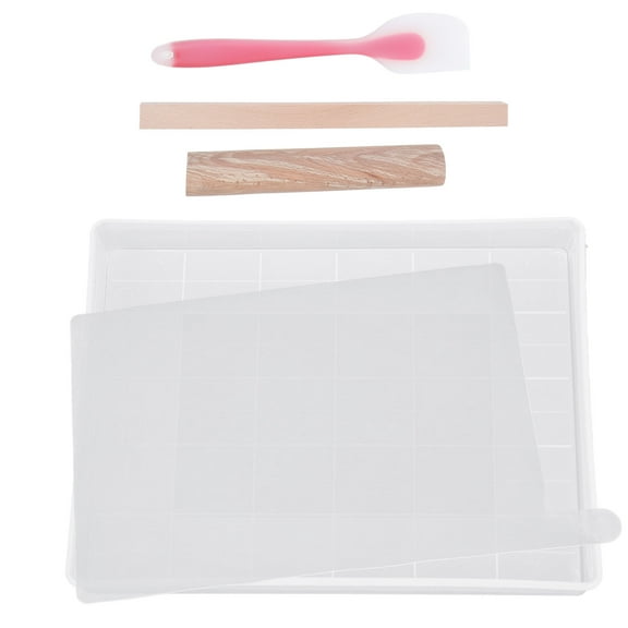 AURARMLET Nougat Mold Cutting Kit 1 Set 28 x 5.7 x 1 Inch Silicone Mold for Candy Chocolate Baking