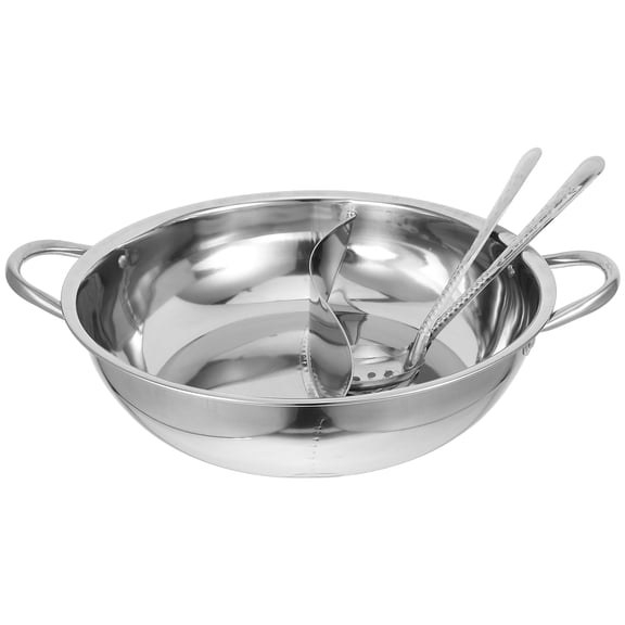 AURARMLET Stainless Steel Hot Pot Set with Scoop, Cookware for Versatile Kitchen Use and Easy Serving