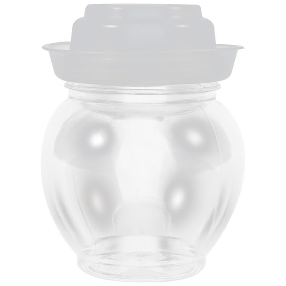 AURARMLET Transparent Plastic Pickle Jar for Vegetables, 1 Set, Airtight Storage Container for Kitchen and Pantry