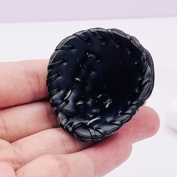 AURARMLET 1 Set Decorative Mini Baseball Assorted Color for Outdoor Use Dollhouse Accessories