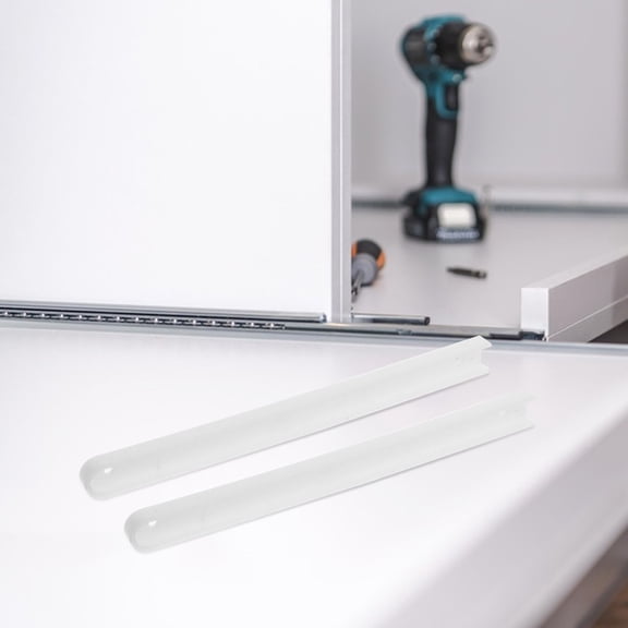 AURARMLET 1Set Soft Close Drawer Slides White High Load Capacity for Furniture Drawers