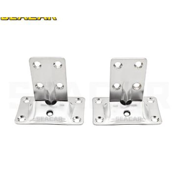 AURARMLET Sturdy Stainless Steel Removable Table Bracket for Home Use Heavy Duty Support Plated Silver 1Set