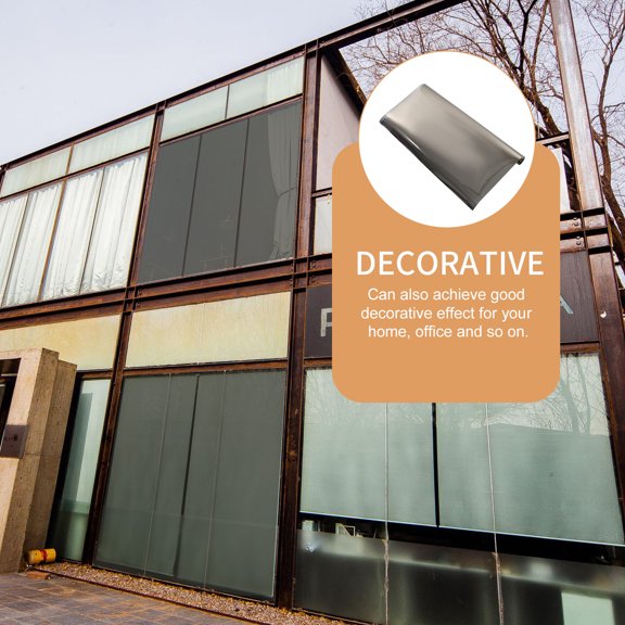 AURARMLET 1 Way Mirror Window Film for Privacy Black Plastic for Homeowners