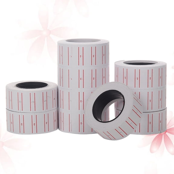 AURARMLET Price Label Paper for Single Row Labeller with Clear Legible Print