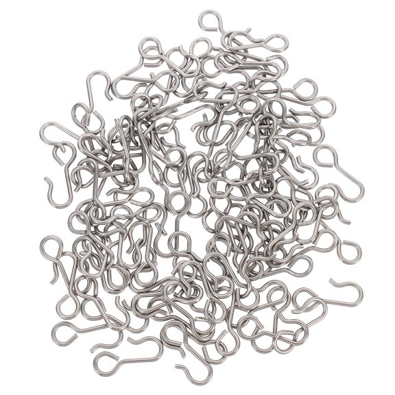 AURARMLET 100 Pcs Plated Iron Car Seat Cushion Hooks, Auto Interior Seat Cover Fixing Clips for Upholstery Accessories