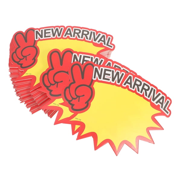 AURARMLET 100 Pieces Blank Price Labels for Retail Store, Supermarket Sale Tags, Display Stickers, and Product Pricing