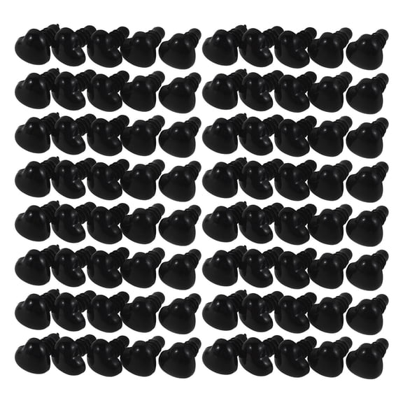 AURARMLET 100Pcs Cute Heart Shape Safety Noses for Plush Bears Plastic Nose for Craft Supplies