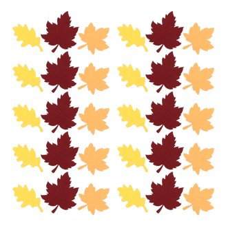 Confetti Feuilles D'érable - 0.5 Oz - Multicolore - Automne - Neuf