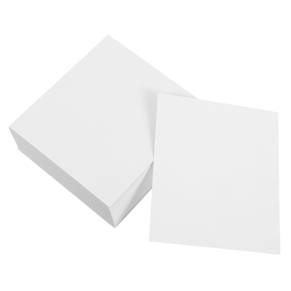 AURARMLET 100Pcs Wedding Seating Cards White Blank Place Cards for Elegant Table Settings