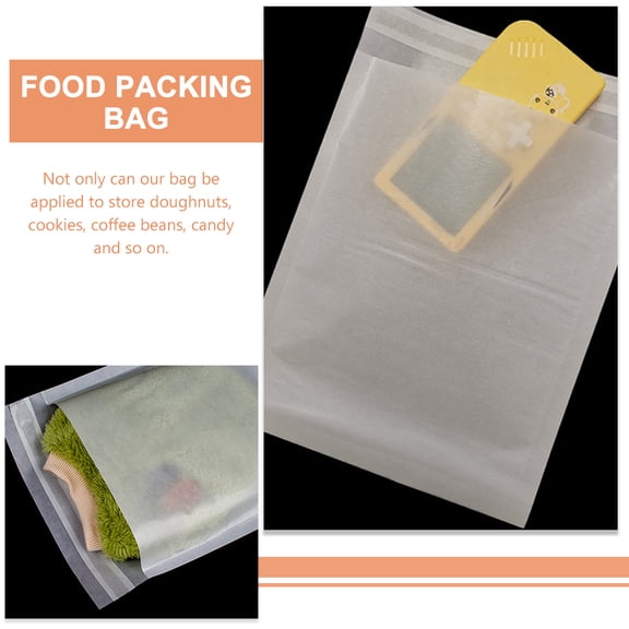 AURARMLET 100Pcs Wax Bags White Protection from Damage for Handmade Soaps Clothing Home