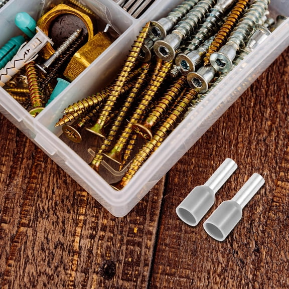 AURARMLET 100pcs Cold Press Plastic Connectors for Outdoor Wiring, Easy Installation Electrical Wire Terminals