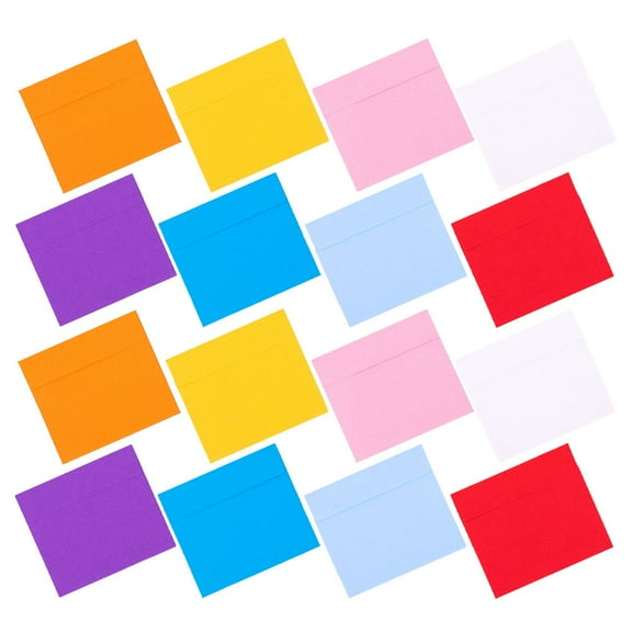 AURARMLET 100Pcs Retro Invitation Envelopes with Blank Cover for Custom Decoration