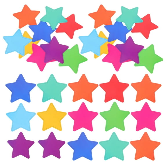 AURARMLET 108pcs Star Shaped Bulletin Board Supplies Paper Multi For Classroom Celebrations
