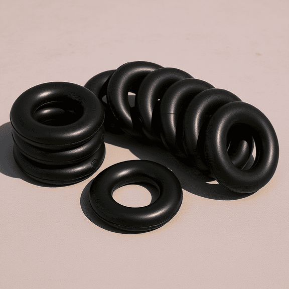AURARMLET 10Pcs Durable Rubber Rings for Household Sewing Machine Tools Black