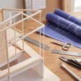 AURARMLET 10Pcs Clear Acrylic Dowel Rods for Crafts Lightweight and ...