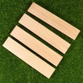thumbnail image 1 of AURARMLET 10Pcs DIY Pine Wood Planks Khaki 9.82x1.57x0.24in for Furniture Making and Photo Studio Crafts, 1 of 8