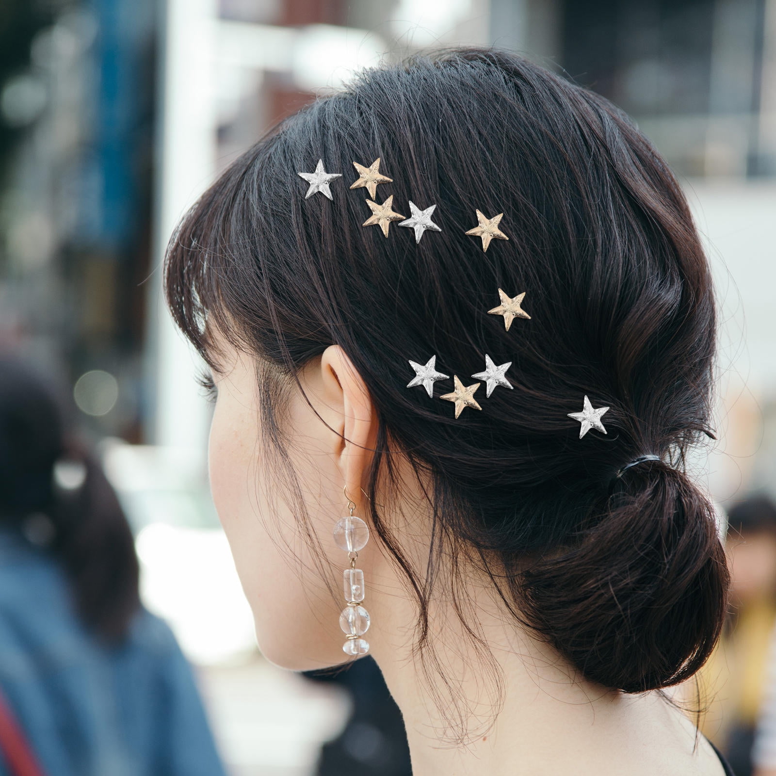 Lot De 10 Pinces à Cheveux Spiral (Bobby Pins) Miniatures - Noir Acier - Pour Filles Et Femmes