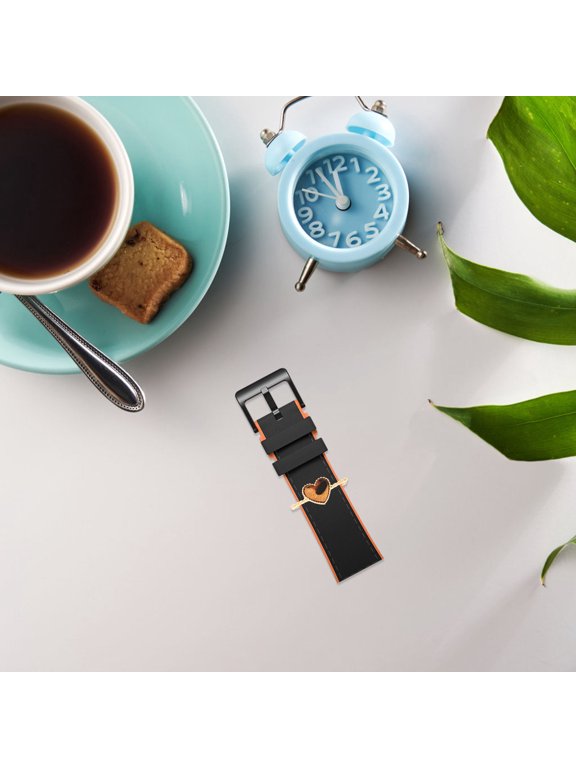 10Pcs Golden Watch Strap Decorative Charms Alloy Rings for Silicone Band Accessories