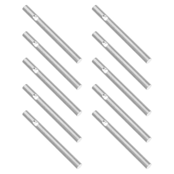 AURARMLET 10Pcs Metal Wind Chime Tubes Aluminum Predrilled Tubes for Outdoor and Indoor DIY Crafting