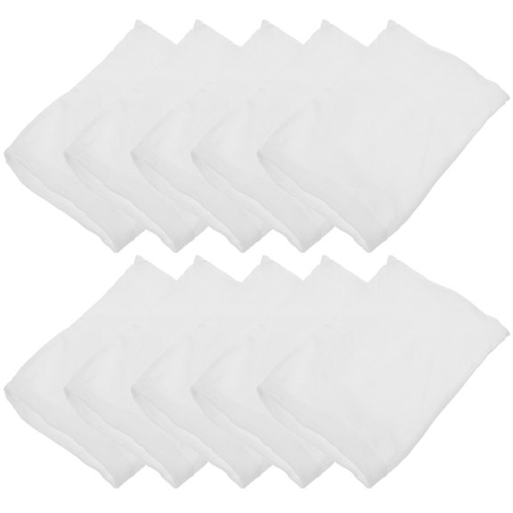 AURARMLET 10Pcs Pool Bags Mesh White for Garbage Cleaning