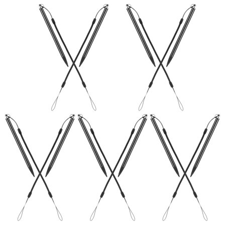 AURARMLET 10Pcs Black Stylus Pen for Touchscreen with Portable Lightweight Design and Anti Lost Feature