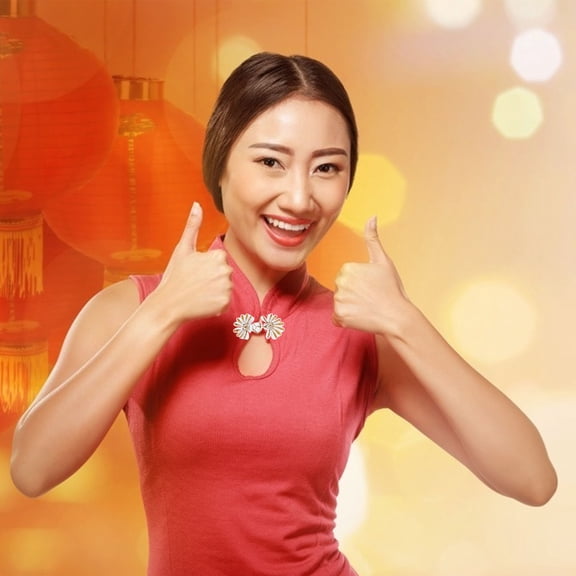 AURARMLET 10Pcs Sewing Fasteners Chinese Style Frog Buttons for Cheongsam Multi