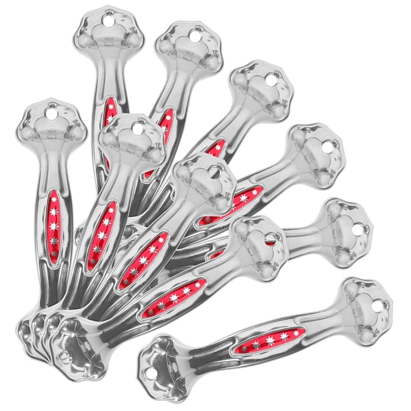 AURARMLET 10Pcs Heavy Duty Stainless Steel Chest Handles for Machine Tool and Equipment Pulls