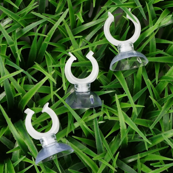 AURARMLET Transparent Fish Tank Clamp Firm Hold Easy Install for Tanks 10Pcs