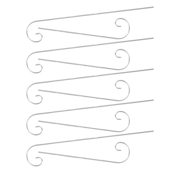 AURARMLET 10pcs Metal Shepherds Hooks for Garden Outdoor Plant Support and Decoration