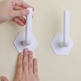 thumbnail image 1 of AURARMLET 10Pcs Multi Functional White Sticky Hooks for Home Office Kitchen Hanging Accessories, 1 of 7