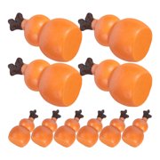 AURARMLET 10Pcs Handmade Chocolate Resin Gourd Decor for DIY Home and Office Table Decorations