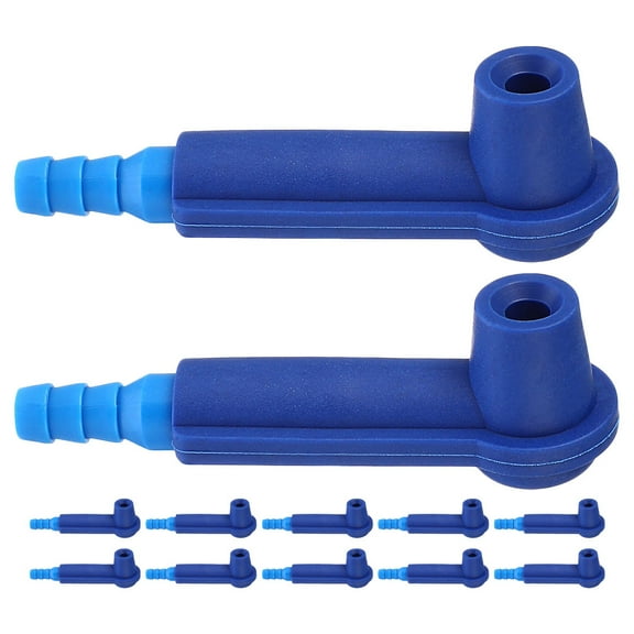 AURARMLET Car Brake Bleeding Kit Blue ABS Quick Oil Change for Various Models 12Pcs