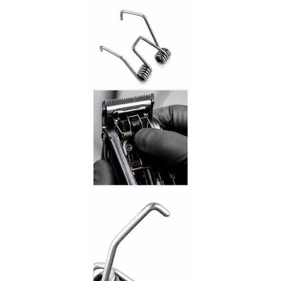 AURARMLET 12 Pcs Stainless Steel Hair Clipper Repair Springs, Plated Replacement Parts for Electric Hair Cutter Trimmer