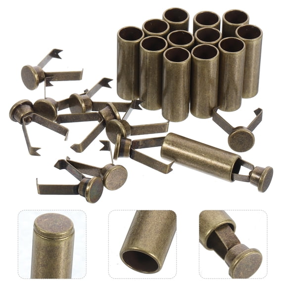 AURARMLET 12Pcs Drawstring Cord End Caps Metal Olive Green for Sports Clothing and Casual Wear