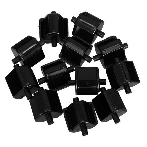 AURARMLET Tape Dispenser Parts Core, Plastic Black, Easy Replacement, Universal Fit, for Office, 12Pcs