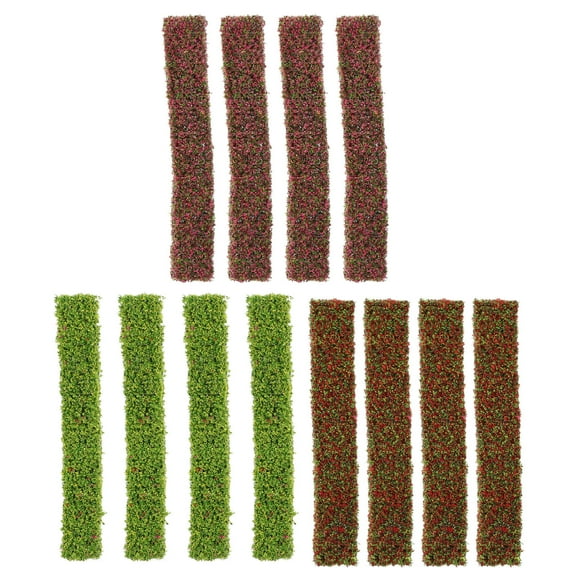 AURARMLET Artificial Flower Model Simulated Flower Clusters Plastic Decoration Hobbyists 12pcs