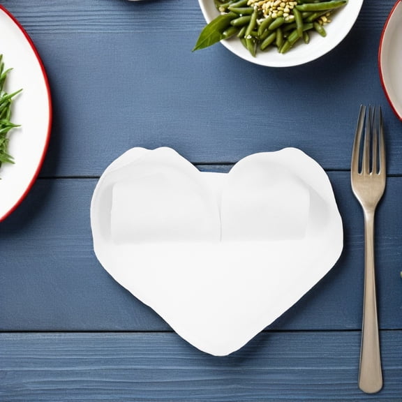AURARMLET White Polyester Cloth Napkins for Elegant Table Setting and Restaurant Use, and Stylish Table Decor