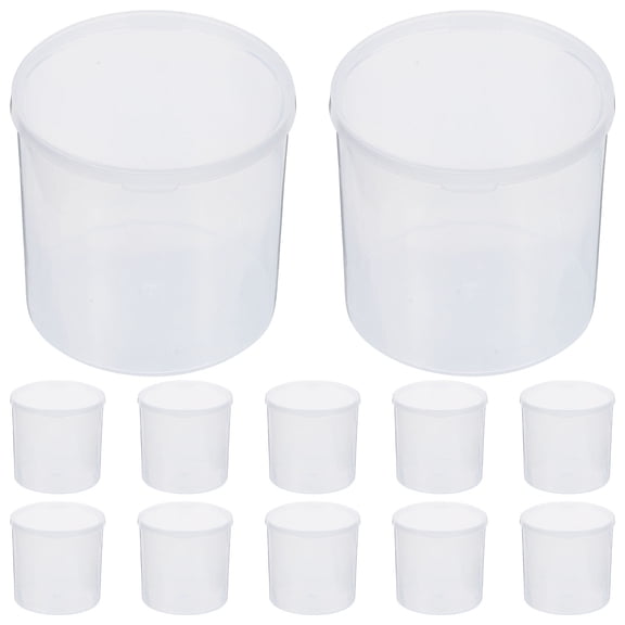 AURARMLET 12pcs Clear Boxes for Favors Dust-proof Storage Box for Daily Life
