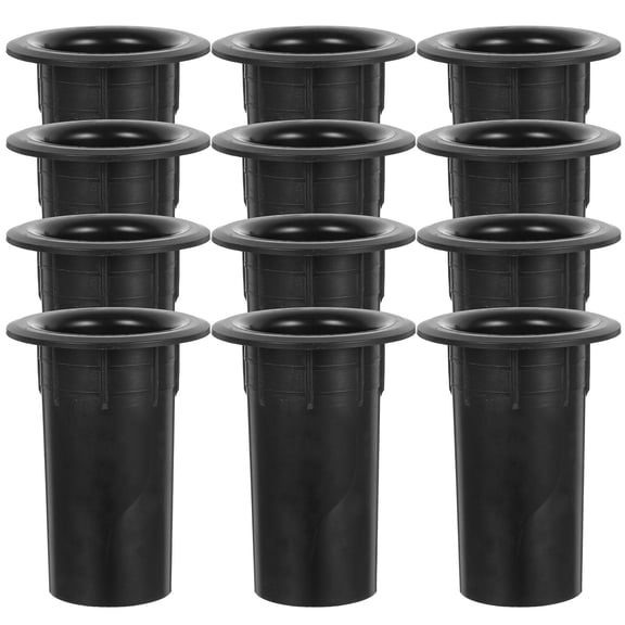 AURARMLET Plastic Subwoofer Port Tube Black Safe to Use for Better Audio Quality 12Pcs