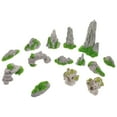 thumbnail image 1 of AURARMLET 14-Piece Miniature Garden Ornaments Set in Grey, Realistic Outdoor Landscaping Decor for Yard, Patio, and Garden, 1 of 8