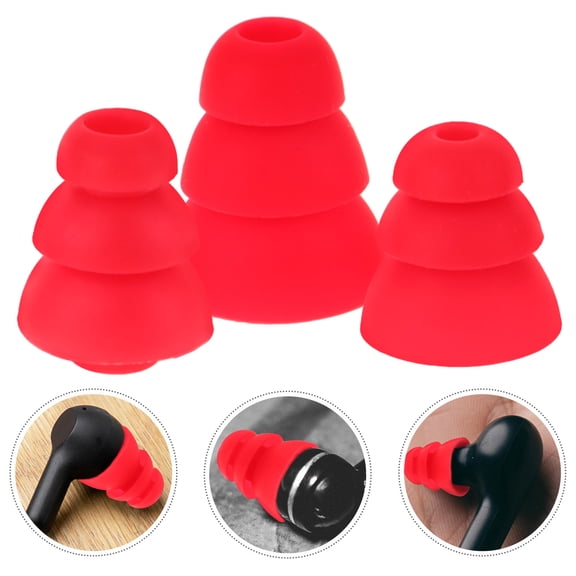 AURARMLET 15Pcs Replacement Earbud Tip Covers Silicone Earbud Accessories with Soft Skin Friendly Material