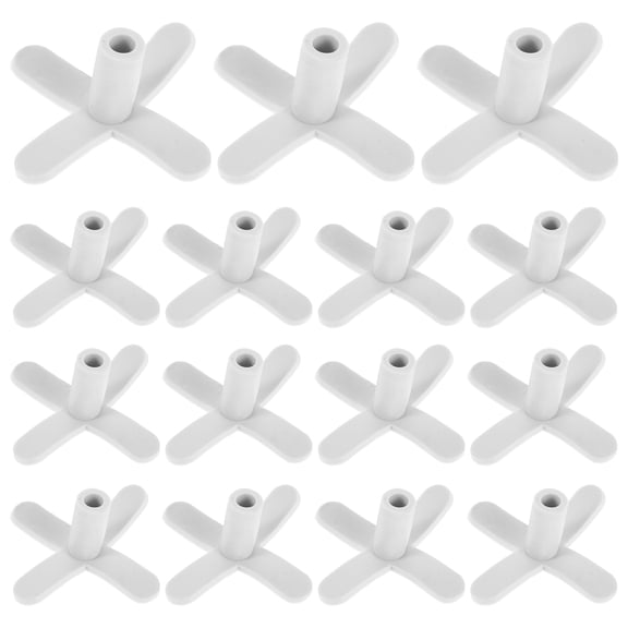AURARMLET 15-Piece White Cone Thread Spool Holder Stand with -Free Clips for Sewing Machine Embroidery Quilting Supplies
