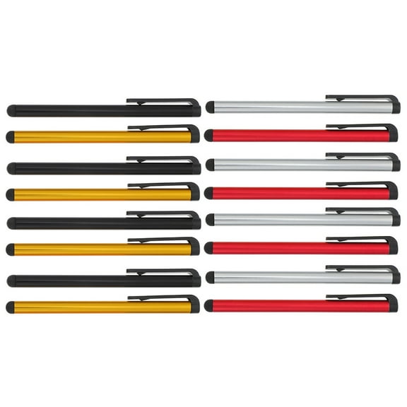 AURARMLET 16Pcs Aluminum Alloy Writing Stylus for Cell Phones, Professional Note-Taking Touchscreen Pen Set