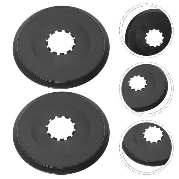 AURARMLET 16pcs Bicycle Flywheel Guard Plastic Black for Bike Wheel Spokes
