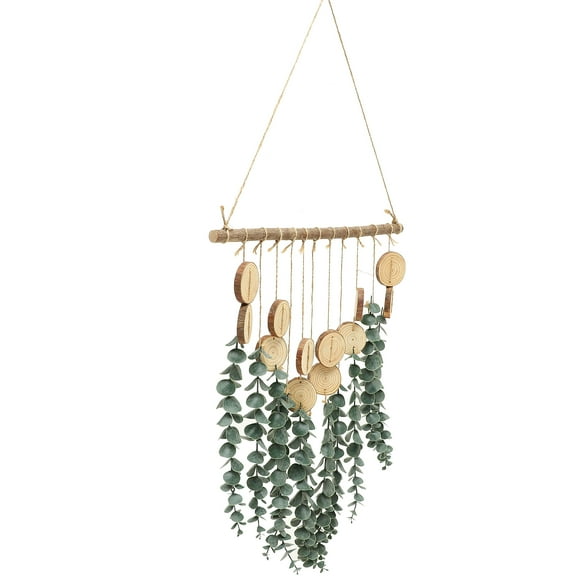 AURARMLET 1 Pack Artificial Leaf Ornament Multi-Color 54x40CM Small Hanging Decorative Plants for Room Home Office Decor