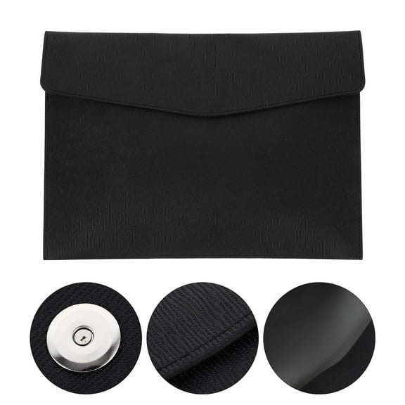 AURARMLET Faux Document Folder Organizer Bag Set for Important Papers and Documents, 1 Piece