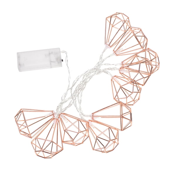 AURARMLET 1 Pack Outdoor LED String Lights, Iron Frame Decorative Lighting, Golden Color for Festival and Wedding Decor