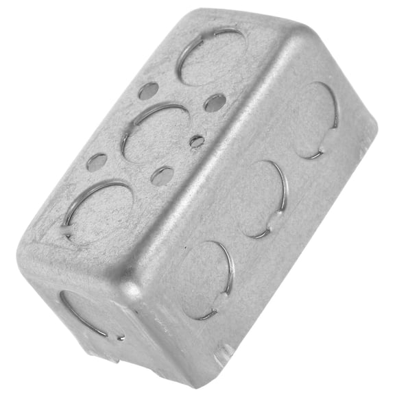 AURARMLET 1Pack Receptacle Electrical Box Silver Iron Outdoor Box Wall Switches Electrical Connections