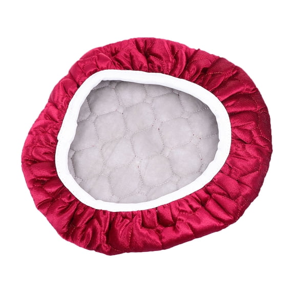 AURARMLET Red Plush Stretch Stool Cover 1-Pack - Protective, Comfortable Slipcover for General Use and Home Furniture