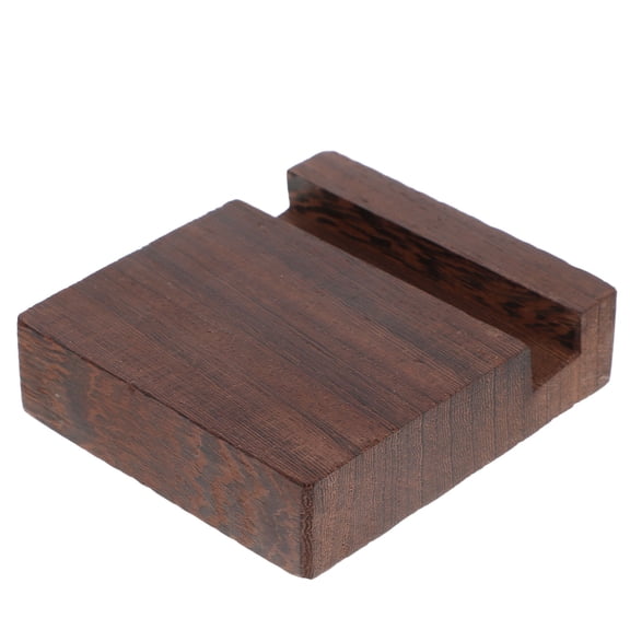 AURARMLET Walnut Desktop Phone Holder Stand 1-Pack Compatible with Smartphones for Tabletop Use